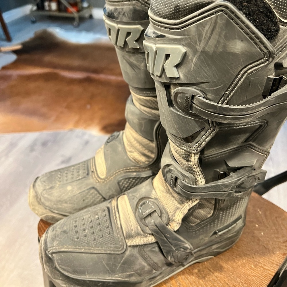 Thor Black Blitz XR MX Footwear